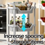 Storage Rack Manufacturer - Multi-Layer Wheeled Trolley for Kitchen