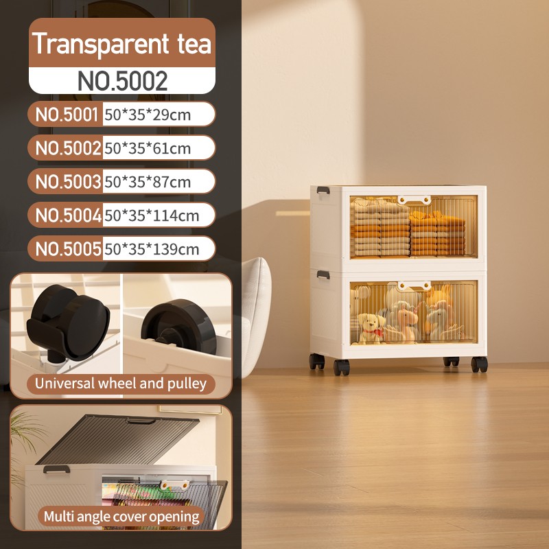 Transparent Storage Box Manufacturer - Foldable for Toys Snacks Tea