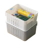Home Organization Basket Manufacturer - Multifunctional Plastic White