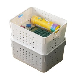 Home Organization Basket Manufacturer - Multifunctional Plastic White