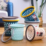 PP Plastic Trash Can Manufacturer - 7L-12L Hollow Round