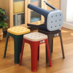 Plastic Square Stool Manufacturer - Modern Minimalist Leather PP
