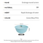 Drain Basket Manufacturer - Modern Style Plastic Double Layer