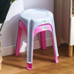Plastic Stackable Stool Manufacturer - Modern Colored Rectangle Strong