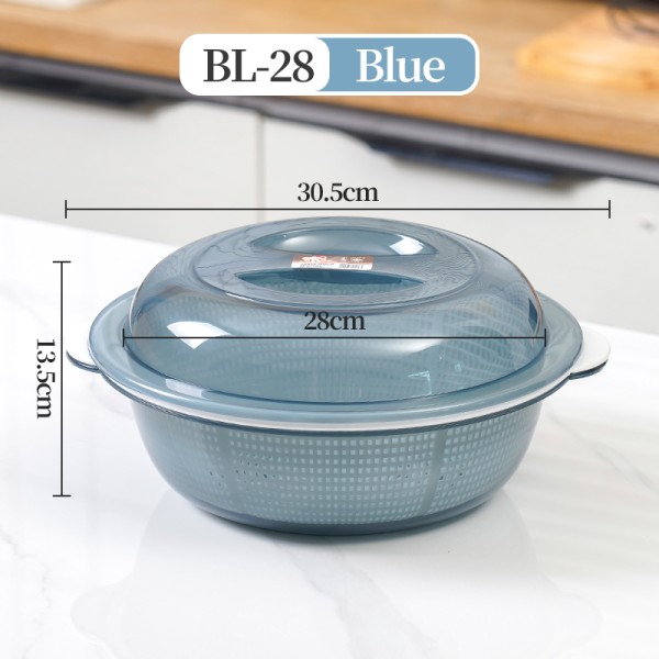 Drain Basket with Lid Manufacturer - Modern Kitchen Plastic Eco-Friendly