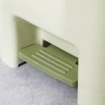 Plastic Trash Can Manufacturer - Home Office Foot Pedal Open-Top