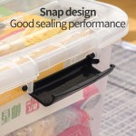 Clear Plastic Box Manufacturer - 55L Custom with Handle Wheel