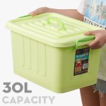 Nordic Storage Box Manufacturer - 30L PP Colorful with Lid