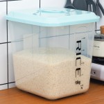 Kitchen Storage Container Manufacturer - 15kg Plastic for Cereal Rice