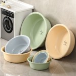 Hand Washing Basin Manufacturer - Plastic Round for Bathroom