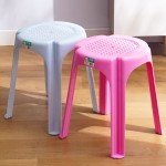 Plastic Stool Manufacturer - Modern Nordic Style Rectangle Leisure