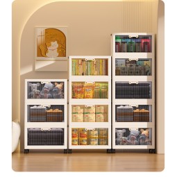 Collapsible Storage Box Manufacturer - 5 Layer PP Material with Wheels