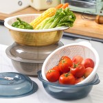 Drain Basket with Lid Manufacturer - Modern Kitchen Plastic Eco-Friendly