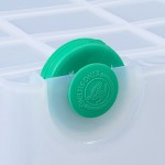 Storage Bin Box Manufacturer - Clear Transparent with Wheels