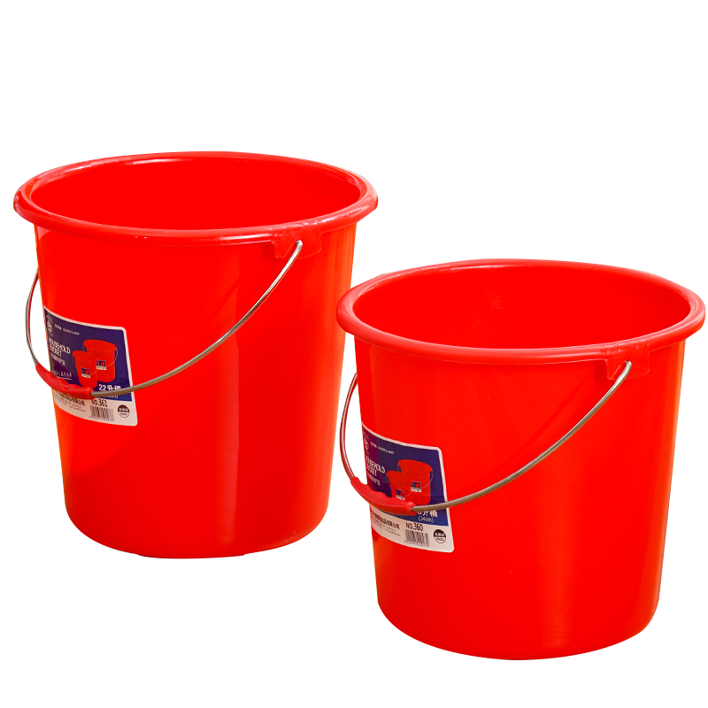 PE Water Bucket Manufacturer - Custom Stainless Steel Handle