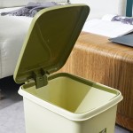 Plastic Trash Can Manufacturer - Home Office Foot Pedal Open-Top