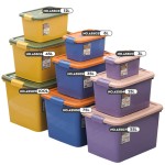 Storage Container Manufacturer - 55L Dual Color with Wheels