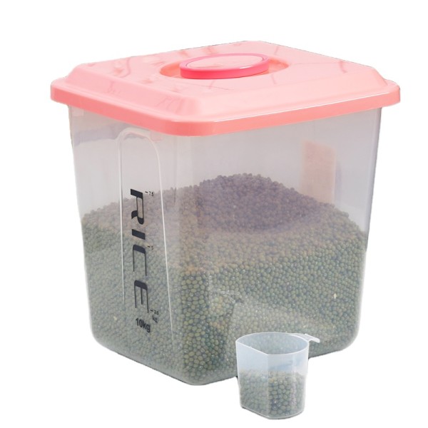 Kitchen Storage Container Manufacturer - 15kg Plastic Sealed for Grains