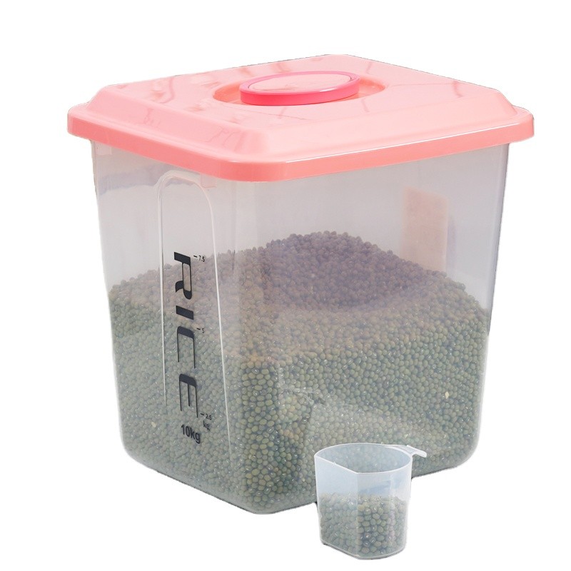 Kitchen Storage Container Manufacturer - 15kg Plastic Sealed for Grains