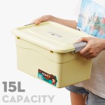 Student Storage Box Manufacturer - 15L with Lid Handle for Books