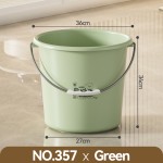 Plastic Water Bucket Manufacturer - Large Round with Handle