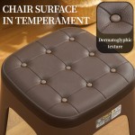 Plastic Square Stool Manufacturer - Modern Minimalist Leather PP