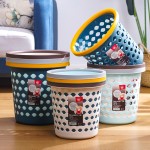 PP Plastic Trash Can Manufacturer - 7L-12L Hollow Round