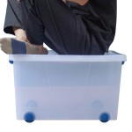 Plastic Tote Container Manufacturer - with Durable Lid Buckles