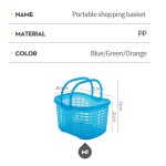 Shopping Basket Manufacturer - Mini Plastic with Colorful Handles