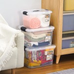 Transparent Plastic Box Manufacturer - 35L Medium Capacity with Lid