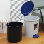 Biodegradable Trash Bin Manufacturer - Outdoor Indoor Blue Grey