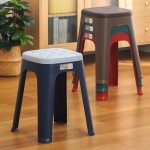 Plastic Square Stool Manufacturer - Modern Minimalist Leather PP