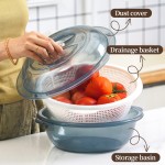 Vegetable Washing Basket Manufacturer - Modern Plastic with Drain