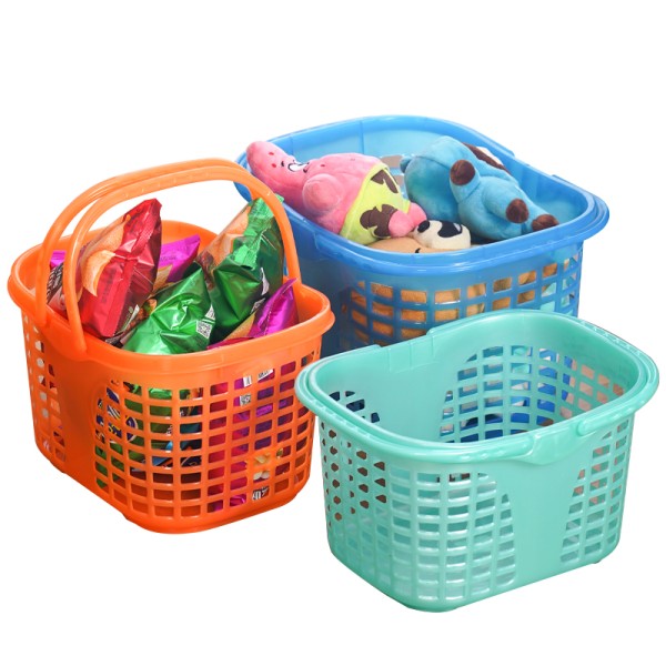 PP Plastic Basket Manufacturer - Charming Design Eco-Friendly Colorful