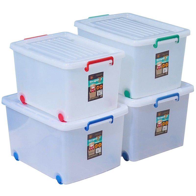 Plastic Storage Boxes Manufacturer - Home Outdoor White Clear