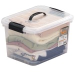 Storage Container Manufacturer - 25L Transparent with Wheel Handle