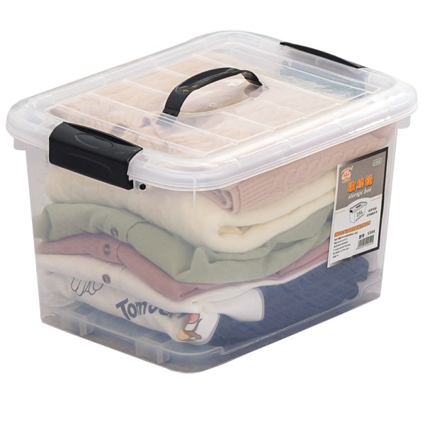 Storage Container Manufacturer - 25L Transparent with Wheel Handle