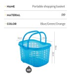 PP Plastic Basket Manufacturer - Charming Design Eco-Friendly Colorful