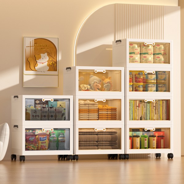 Storage Cabinet Manufacturer - 2 Layer Collapsible PP Plastic