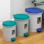 Biodegradable Trash Bin Manufacturer - Outdoor Indoor Blue Grey