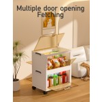 Storage Box Manufacturer - Transparent 3 Door 2 Layer Plastic Folding