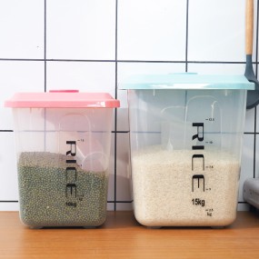 Food Storage Box Manufacturer - Plastic Cereal Dispenser for Rice