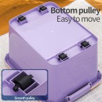 Organizer Box Manufacturer - 35L Durable Colorful with Wheels