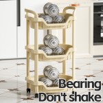 Storage Rack Manufacturer - Multi-Layer Wheeled Trolley for Kitchen