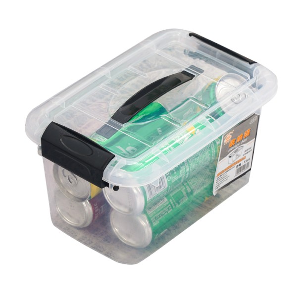 PP Storage Box Manufacturer - 3L Transparent with Lid Wheels