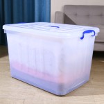 Large Storage Boxes Manufacturer - 160L PP Stackable Clear