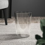 Ice Bucket Manufacturer - Round 8L Transparent Plastic