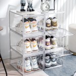 Sneaker Display Cabinet Factory - Transparent Drop Front Stackable