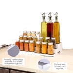 Spice Rack Factory - Expandable Plastic Non Skid