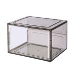 Shoe Storage Box Factory - 6 Pack Clear Plastic Sneaker Case